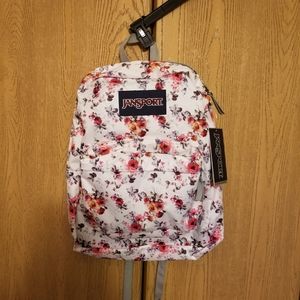 Jansport Superbreak  Backpack..Floral Memory